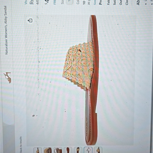 Roxy Kaia slim slide sandal - Picture 2 of 3